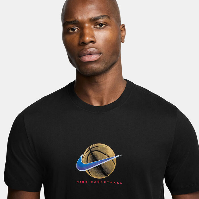 Nike Men's Dri-FIT Basketball T-Shirt Black image number 2