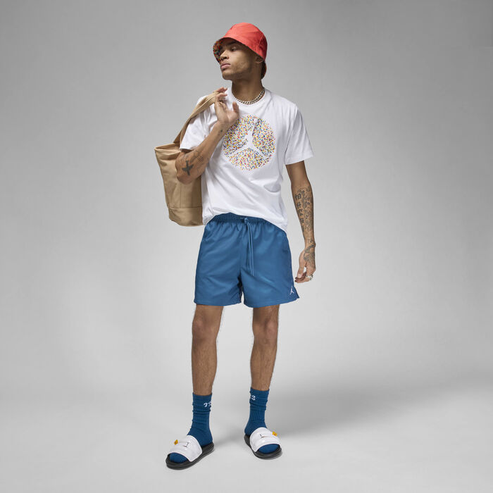Jordan Men's Essentials Poolside Shorts Blue Jordan Men's Essentials Poolside Shorts Blue image number 7