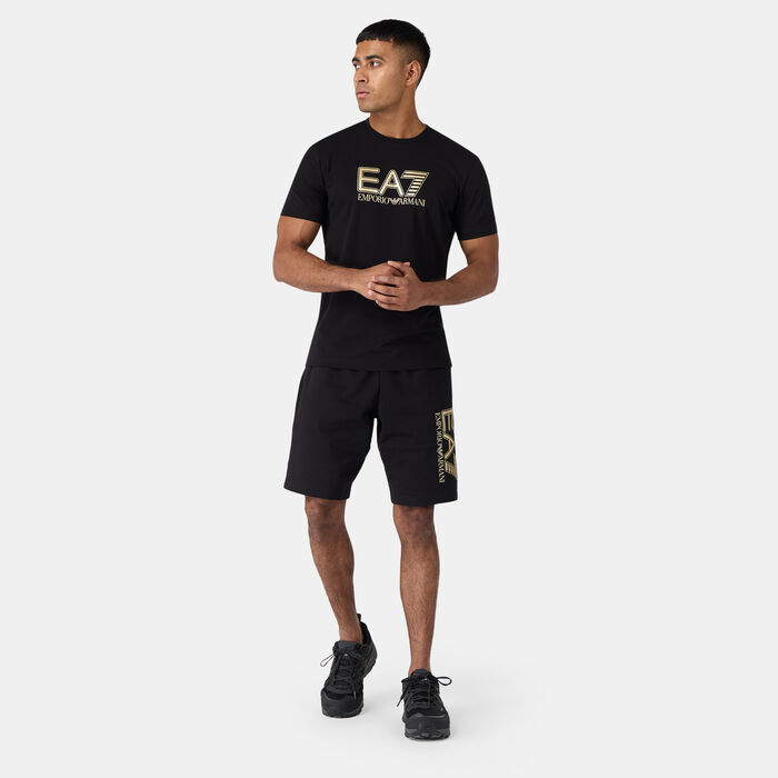 EA7 Emporio Armani Men's Gold Label T-Shirt Black image number 2