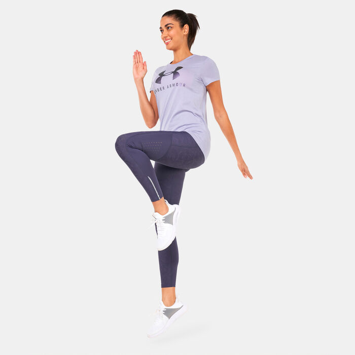 Under Armour Women's Fly Fast 3.0 Leggings Purple Under Armour Women's Fly Fast 3.0 Leggings Purple image number 2
