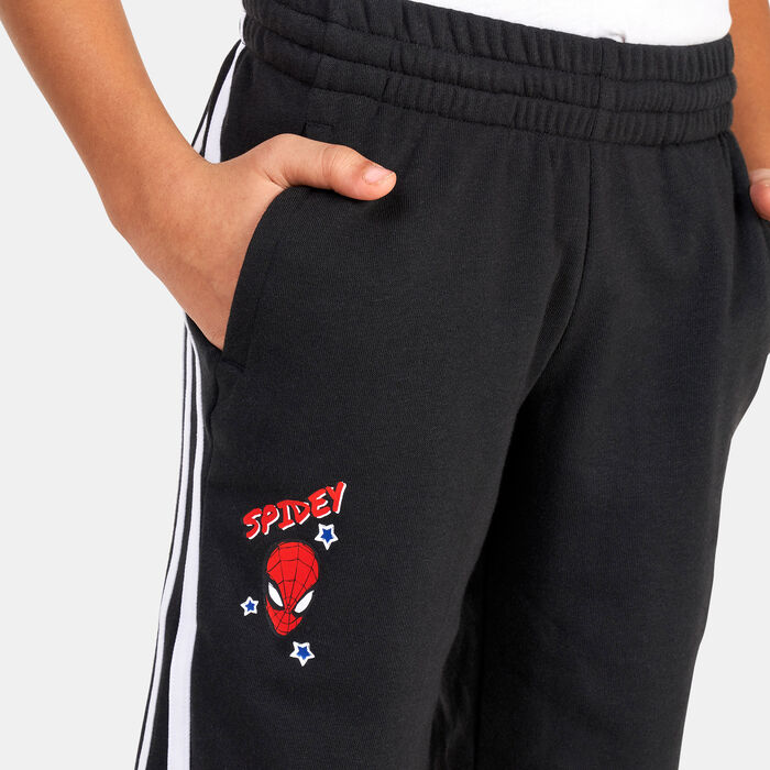 adidas Kids' x Marvel Spider-Man Pants Black image number 3