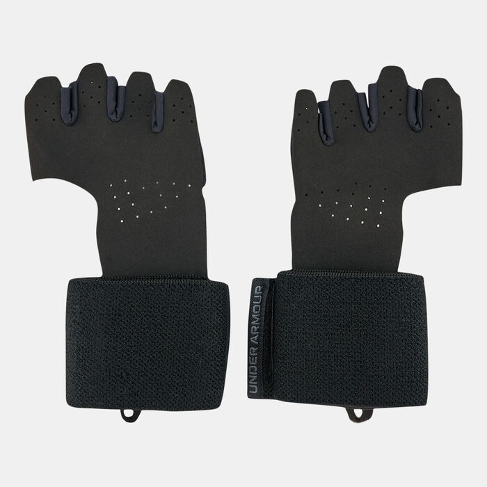 Under Armour UA Grippy Gloves Black Under Armour UA Grippy Gloves Black image number 1