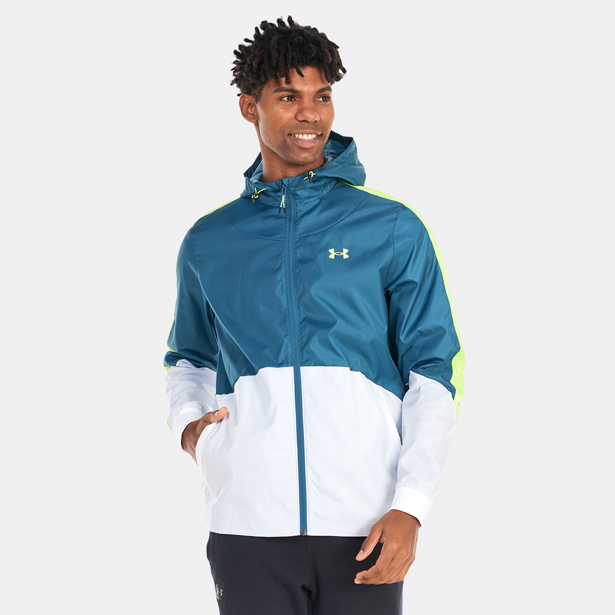 Men's ua legacy windbreaker jacket sales