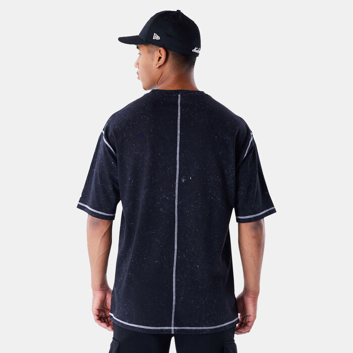 New Era Men's Washed T-Shirt Black New Era Men's Washed T-Shirt Black image number 1