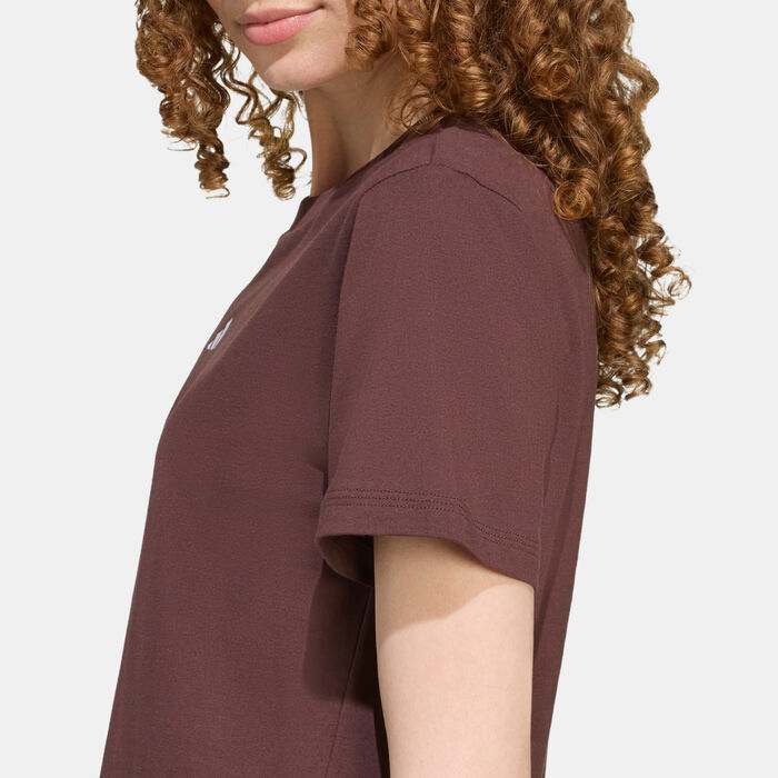 adidas Women's Essentials T-Shirt Brown adidas Women's Essentials T-Shirt Brown image number 3