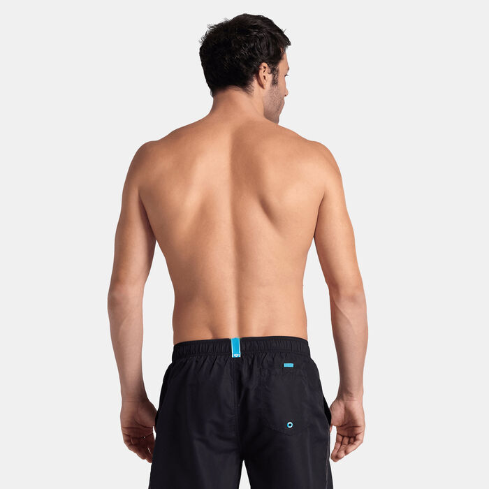 Arena Men's Fundamentals Boxer Swimming Shorts Black Arena Men's Fundamentals Boxer Swimming Shorts Black image number 1