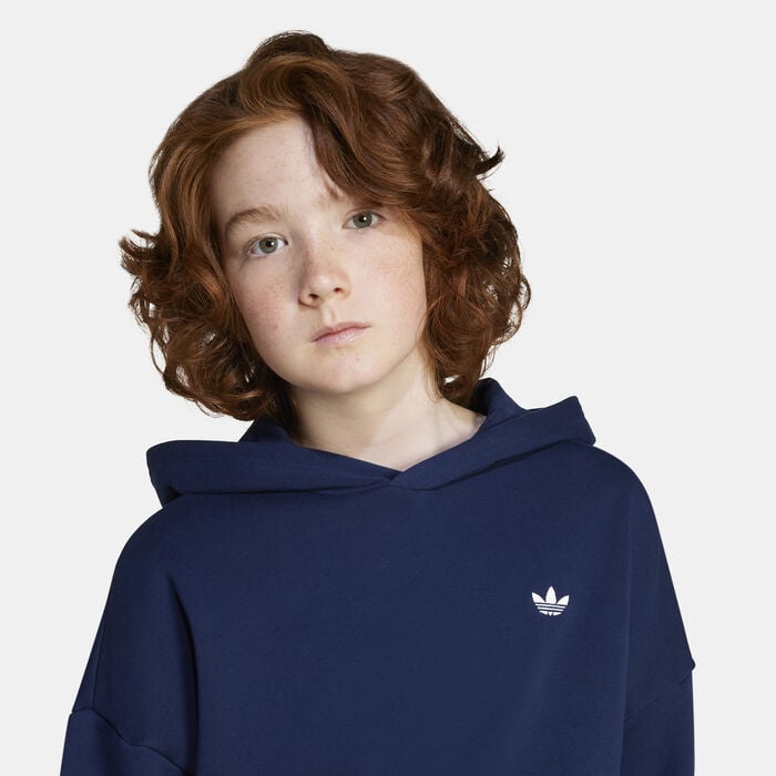 adidas Originals Kids' Trefoil Hoodie Blue adidas Originals Kids' Trefoil Hoodie Blue image number 3