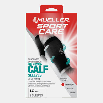 Mueller Graduated Compression Calf Sleeve Black