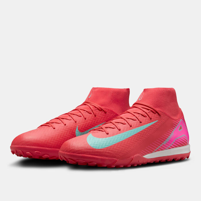 Nike Men's Mercurial Superfly 10 Academy Turf Ground Football Shoes Red Nike Men's Mercurial Superfly 10 Academy Turf Ground Football Shoes Red image number 1