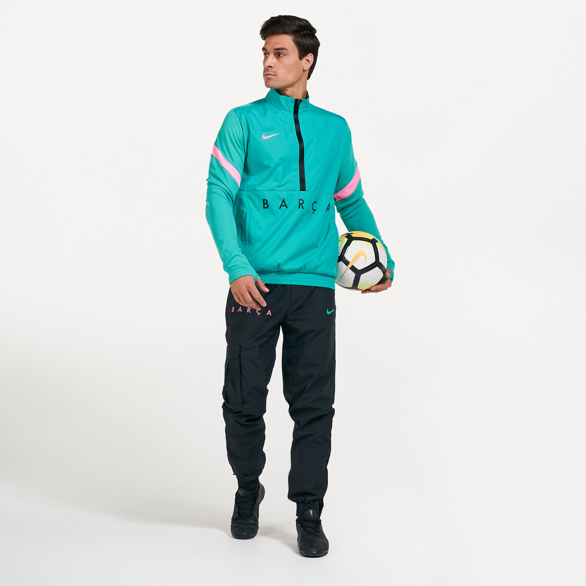 Buy Nike Men s F.C. Barcelona WPZ Track Jacket Green in KSA SSS