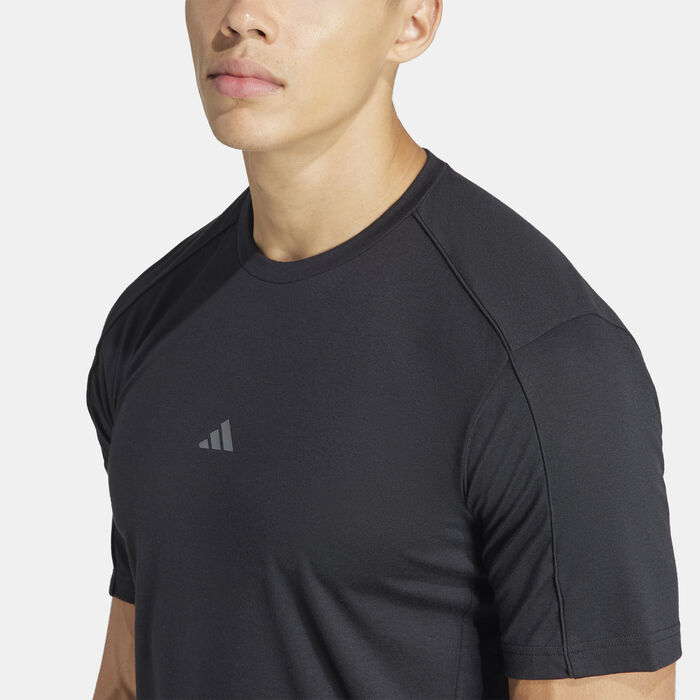 adidas Men's Yoga T-Shirt Black adidas Men's Yoga T-Shirt Black image number 3