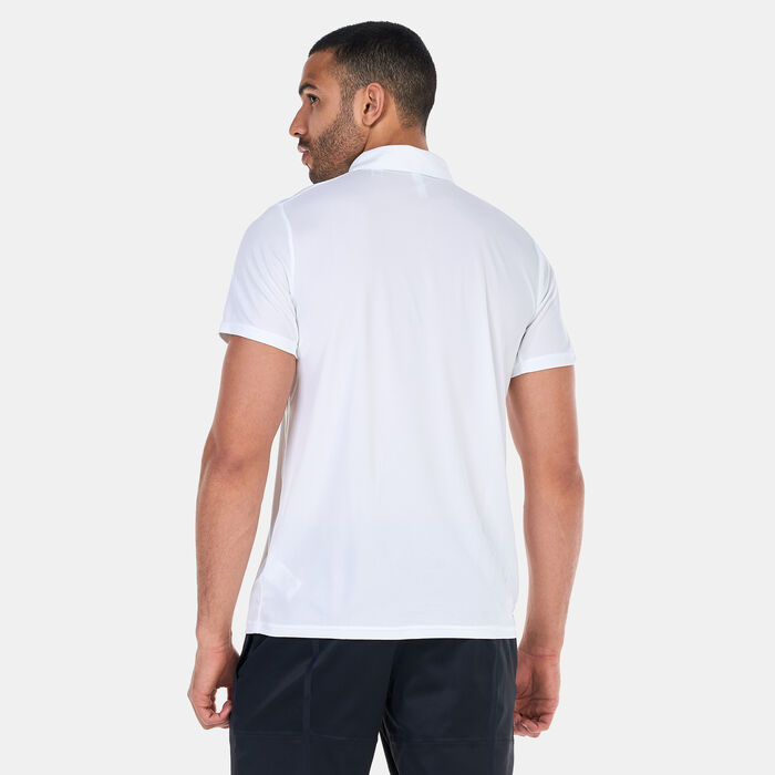 adidas Men's Train Essentials Training Polo Shirt White adidas Men's Train Essentials Training Polo Shirt White image number 1