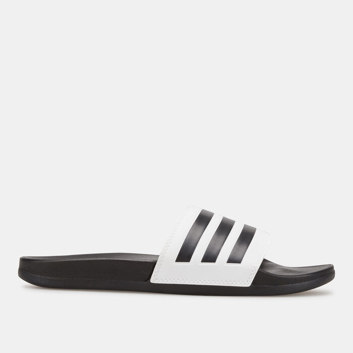 adidas Adilette Comfort Slides White image number 1