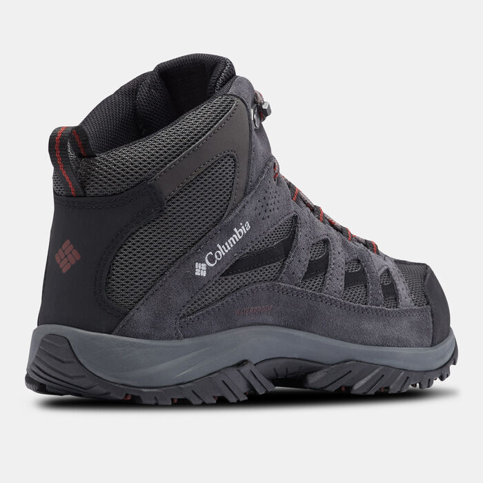 Columbia Men's Crestwood II Mid Waterproof Hiking Shoes Grey image number 2