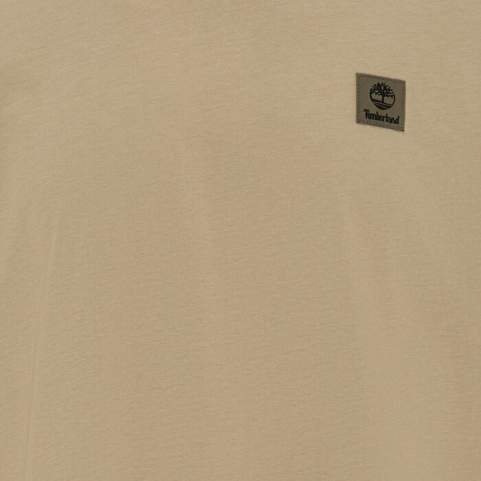 Timberland Men's Woven Badge T-Shirt Green image number 2