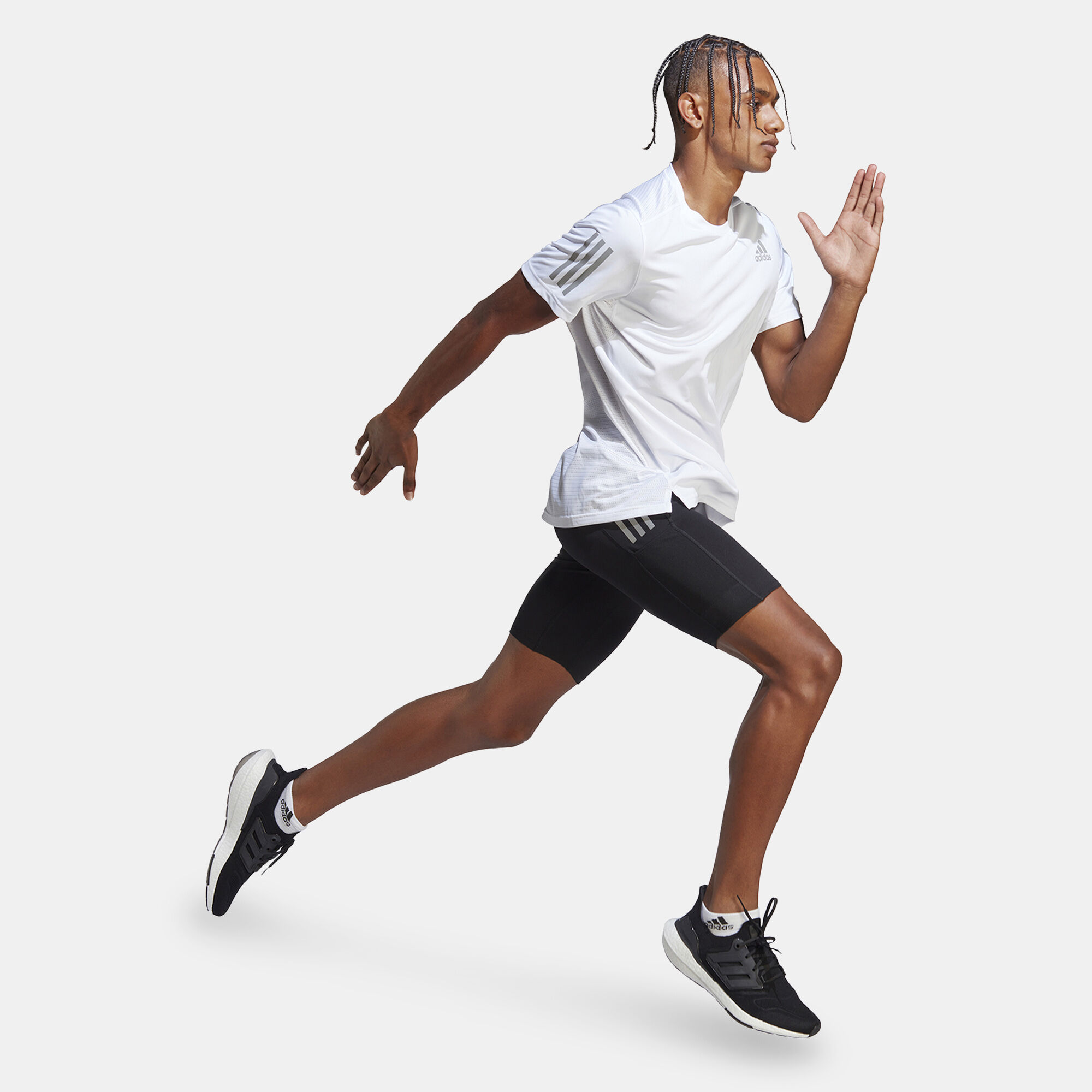 Men's Own The Run 1/2 Tights Black adidas in KSA SSS