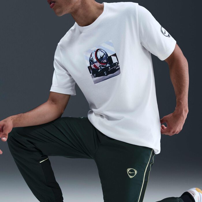 Nike Men's Academy+ Repel Soccer Woven Pants Green image number 4