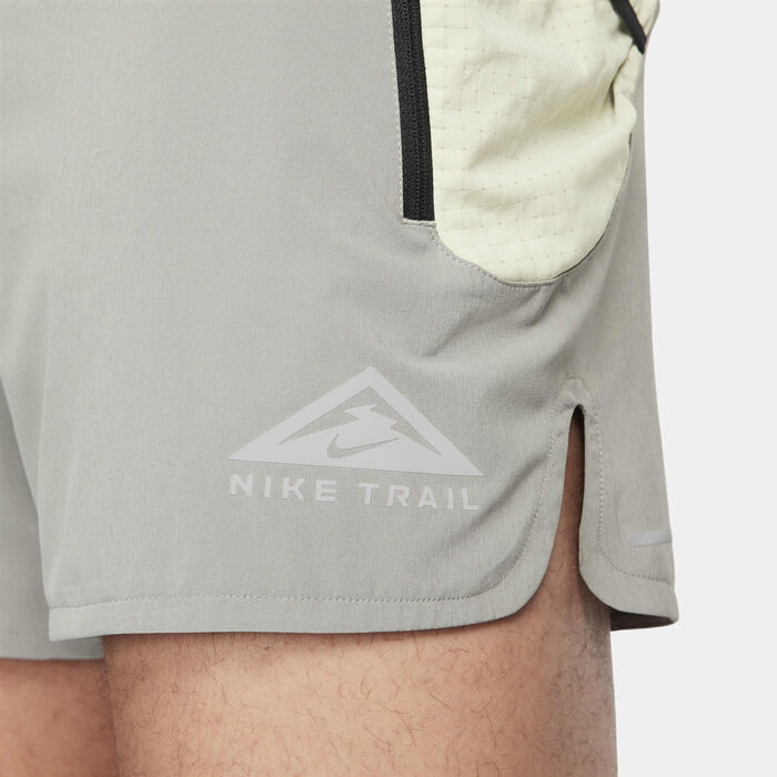 Nike Men's Second Sunrise Dri-FIT Trail Running Shorts Grey Nike Men's Second Sunrise Dri-FIT Trail Running Shorts Grey image number 8