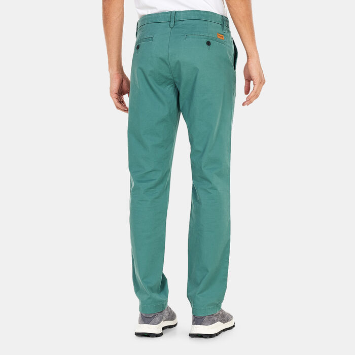 Timberland Men's Sargent Lake Stretch Twill Chino Pants Green Timberland Men's Sargent Lake Stretch Twill Chino Pants Green image number 1