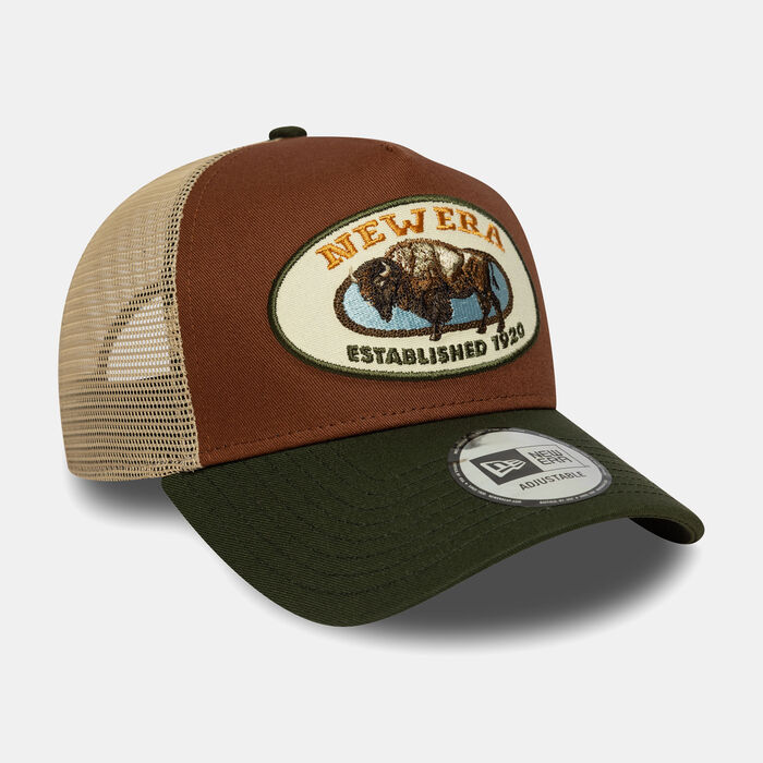 New Era Men's Animal Patch Trucker Cap Green New Era Men's Animal Patch Trucker Cap Green image number 2
