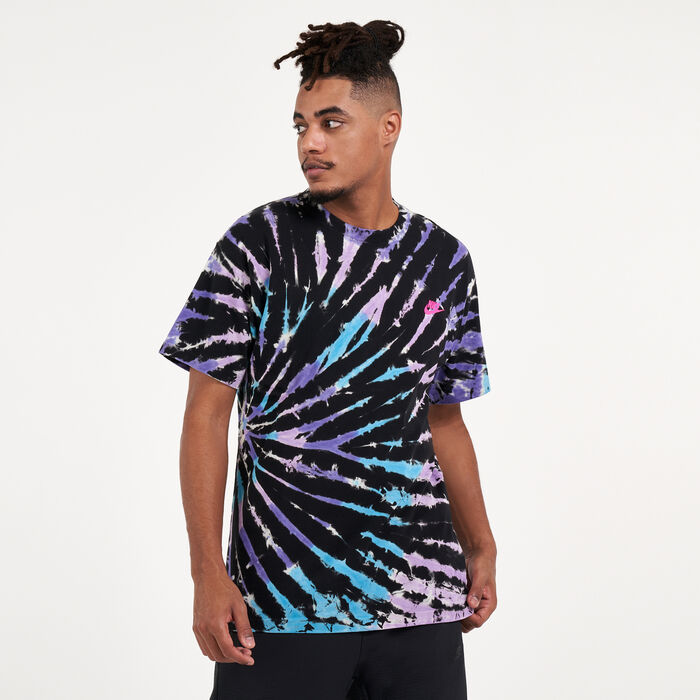 Nike Men's Sportswear Tie-Dye T-Shirt Black Nike Men's Sportswear Tie-Dye T-Shirt Black image number 0