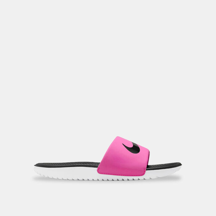 Nike Kids' Kawa Slides Pink image number 1
