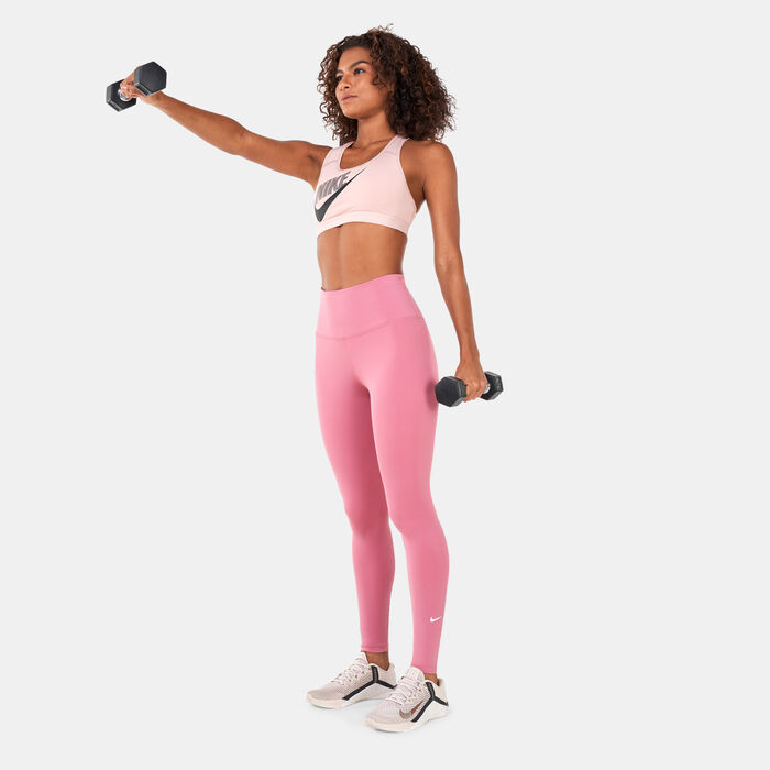 Nike Women's One Dri-FIT Training Leggings Pink image number 2