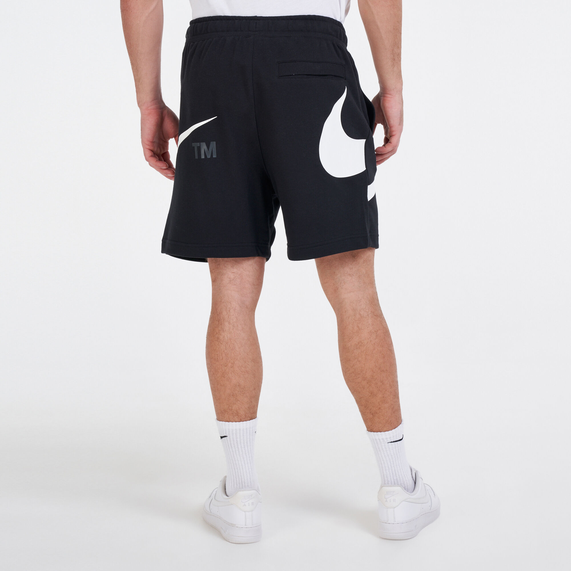Nike sportswear hot sale swoosh shorts
