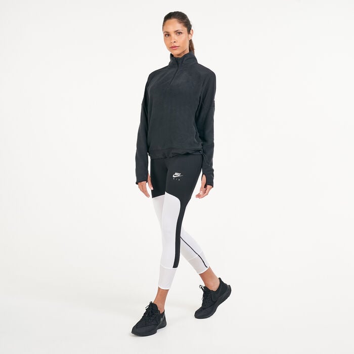 Nike Women's Air Midlayer T-Shirt Orange Nike Women's Air Midlayer T-Shirt Orange image number 2