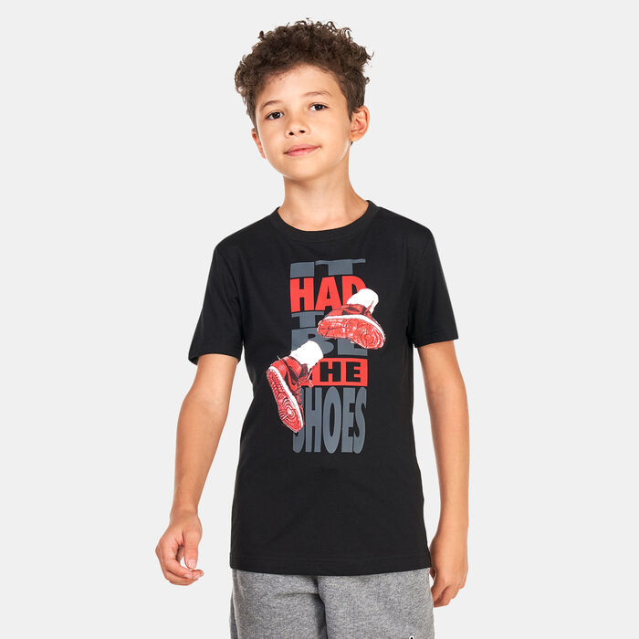 Jordan Kids' The Shoes T-Shirt Black Jordan Kids' The Shoes T-Shirt Black image number 0