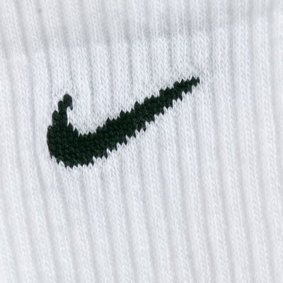 Nike Men's Everyday Lightweight Training Crew Socks (3 Pack) White Nike Men's Everyday Lightweight Training Crew Socks (3 Pack) White