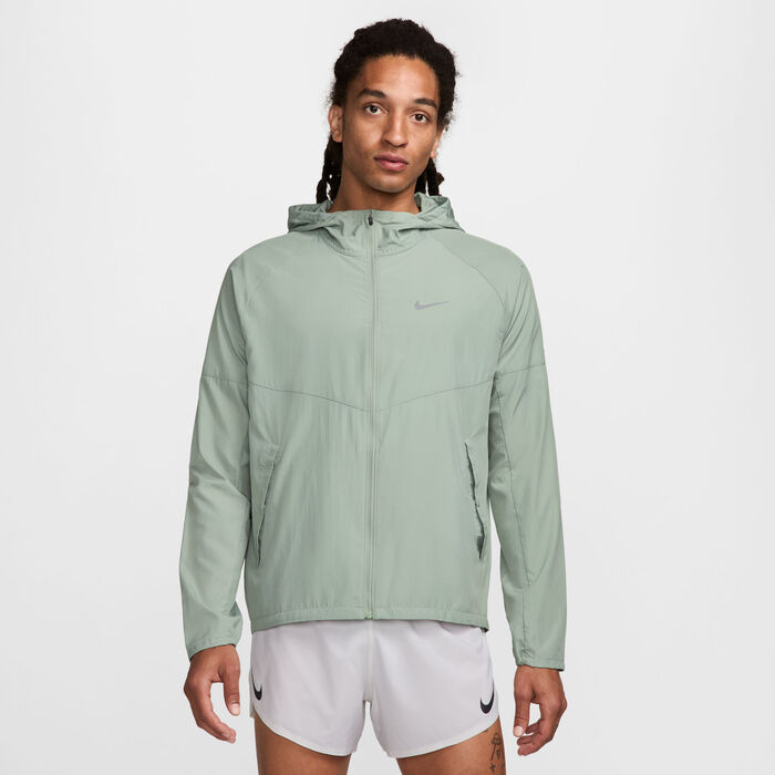 Nike Men's Miler Repel Running Jacket Green Nike Men's Miler Repel Running Jacket Green image number 0