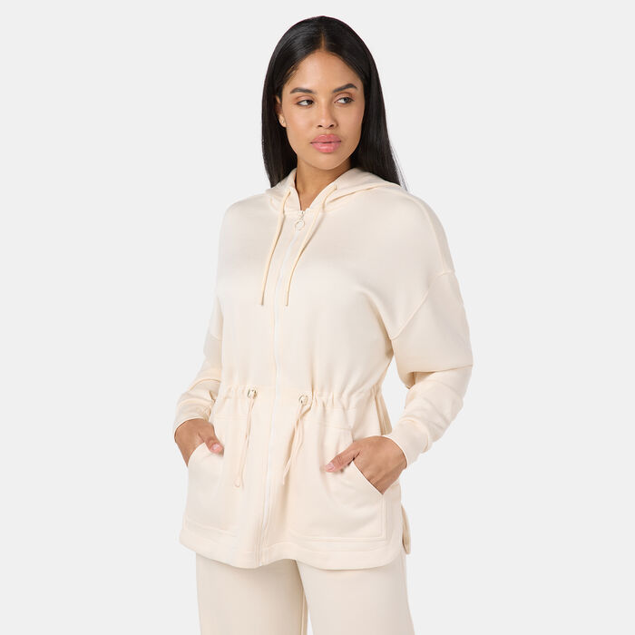 Sun and Sand Sports Women's Full-Zip Hoodie White image number 0