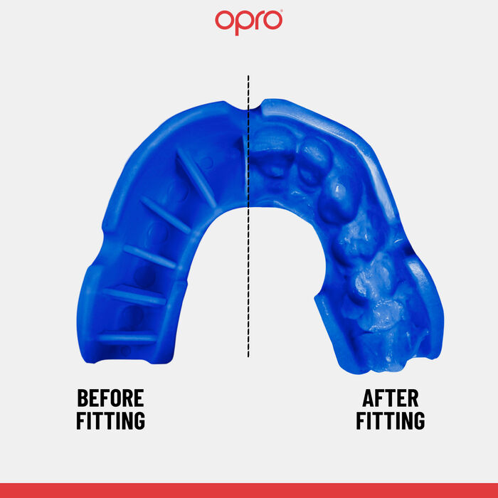OPRO Self-Fit MMA Bronze-Level Mouth Guard Blue OPRO Self-Fit MMA Bronze-Level Mouth Guard Blue image number 3