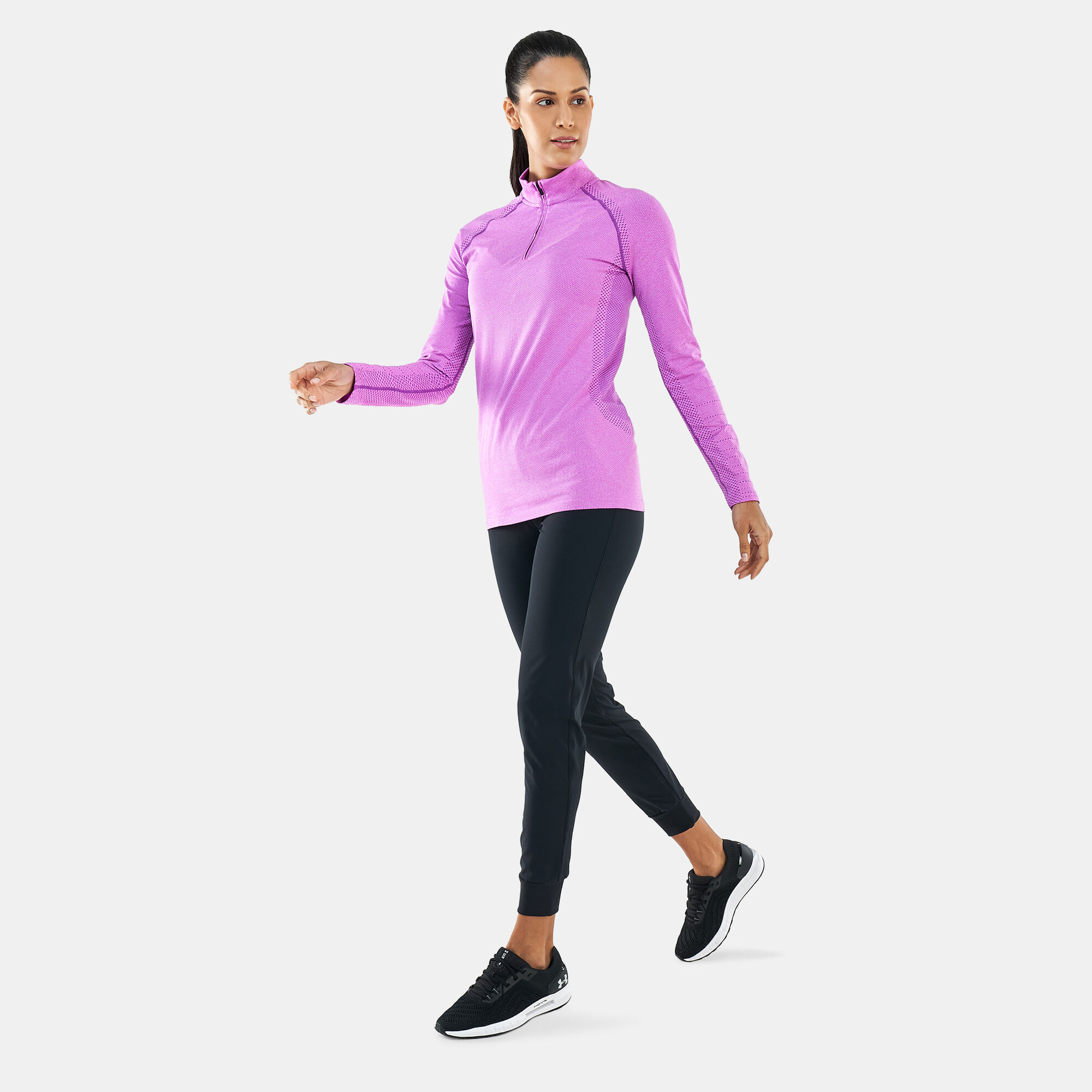 Under armour vanish seamless quarter zip top