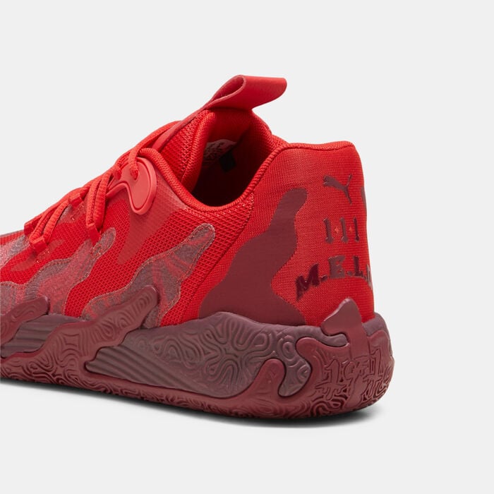 PUMA Men's MB.03 Lo Team Basketball Shoes Red PUMA Men's MB.03 Lo Team Basketball Shoes Red image number 5