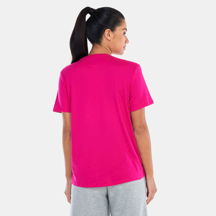 Nike Women's Sportswear Essentials Logo T-Shirt Pink Nike Women's Sportswear Essentials Logo T-Shirt Pink image number 1