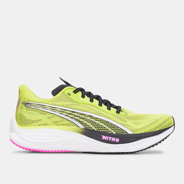 PUMA Women's Velocity NITRO 3 Psychedelic Rush Running Shoes yellow PUMA Women's Velocity NITRO 3 Psychedelic Rush Running Shoes yellow image number 2