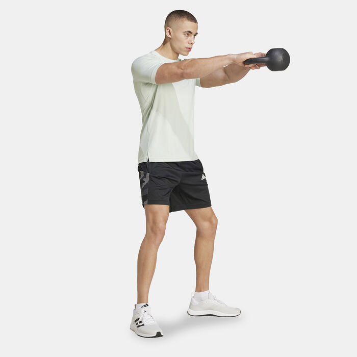 adidas Men's Train Essentials Camo Training Shorts Black adidas Men's Train Essentials Camo Training Shorts Black image number 2