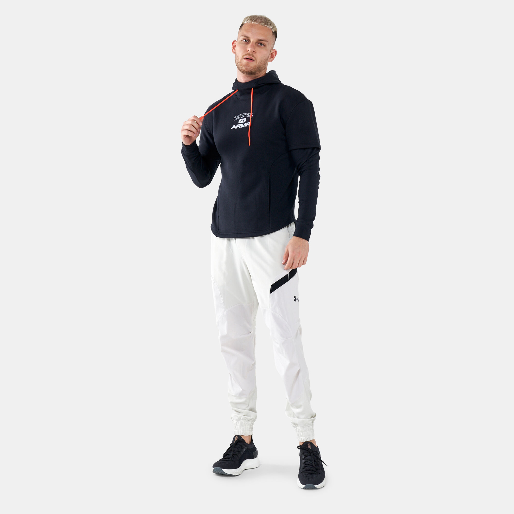 Men's ua moments fleece hoodie sales