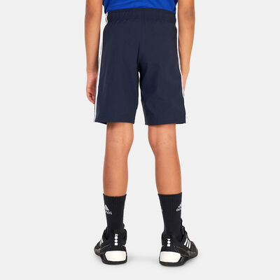 adidas Kids' Essentials 3-Stripes Shorts Blue adidas Kids' Essentials 3-Stripes Shorts Blue