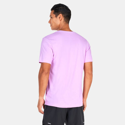 Nike Men's Dri-FIT Running T-Shirt Pink