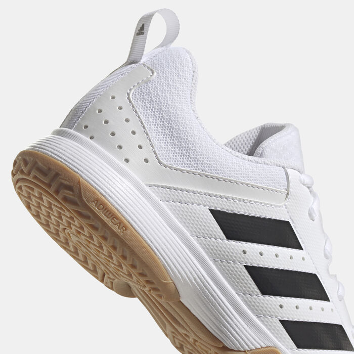 adidas Kids' Ligra 7 Indoor Court Shoes White image number 4