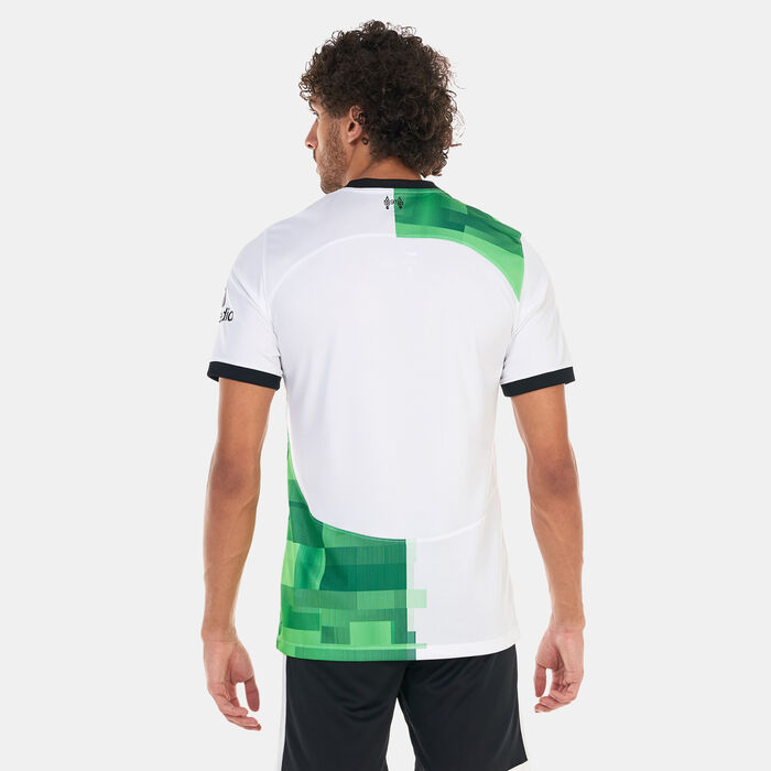 Nike Men's Liverpool F.C. Dri-FIT Stadium Away Football Jersey - 2023/24 White Nike Men's Liverpool F.C. Dri-FIT Stadium Away Football Jersey - 2023/24 White image number 1