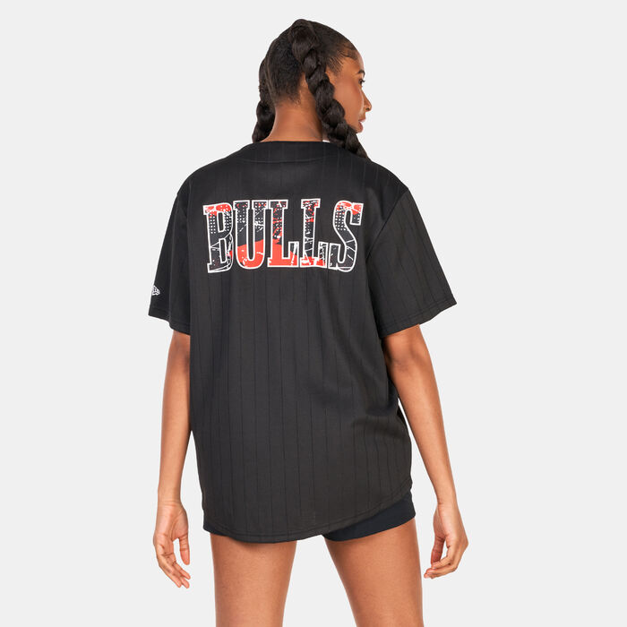 New Era Chicago Bulls Team Logo Jersey Black New Era Chicago Bulls Team Logo Jersey Black image number 3