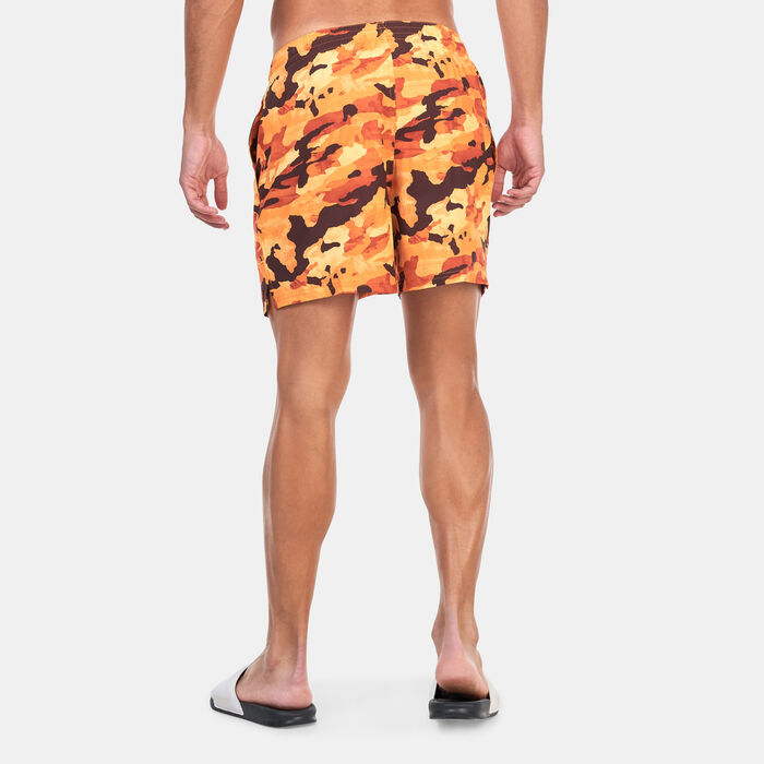 Nike Swim Men's Volley Swimming Shorts Orange Nike Swim Men's Volley Swimming Shorts Orange image number 1