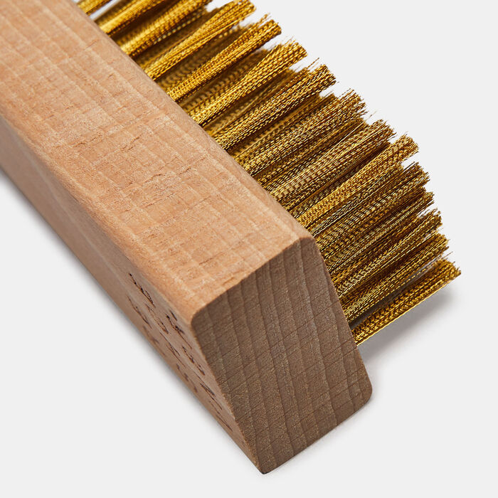 Reshoevn8r Brass Bristle Brush Brown image number 4