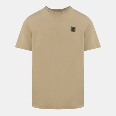 Timberland Men's Woven Badge T-Shirt Green Timberland Men's Woven Badge T-Shirt Green