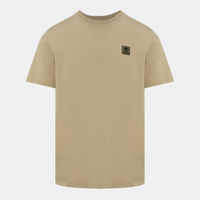 Timberland Men's Woven Badge T-Shirt Green Timberland Men's Woven Badge T-Shirt Green image number 0
