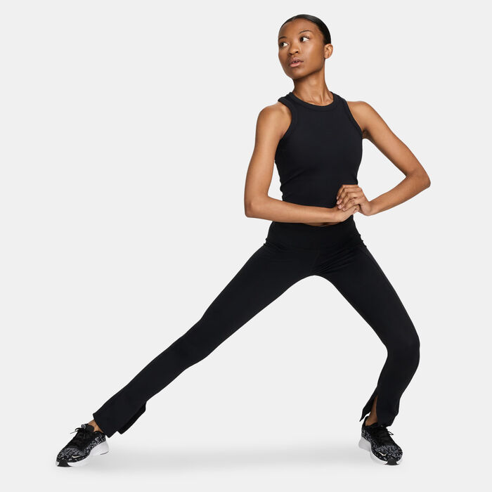 Nike Women's One Dri-FIT Training Crop Top Black Nike Women's One Dri-FIT Training Crop Top Black image number 2